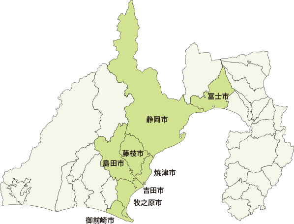 静岡県営業エリア